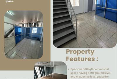 880 ft² Commercial Property with Service Charge Included at Baricho Road