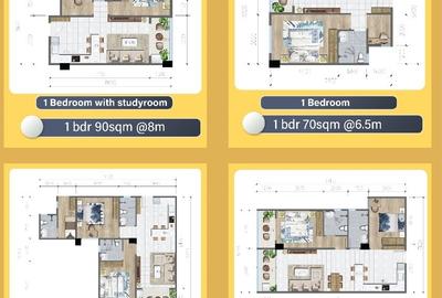 1 Bed Apartment with Swimming Pool in Riverside
