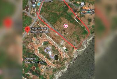 3.25 ac Land in Shanzu - 2