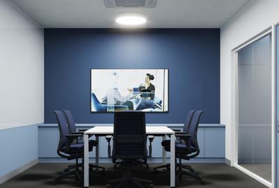 Furnished 110 m² Office with Service Charge Included at Purple Tower