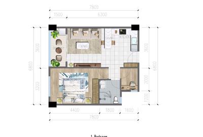 1 Bed Apartment with En Suite at Chiromo - 2