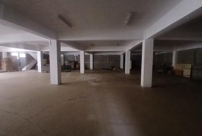 Warehouse with Backup Generator in Industrial Area