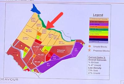 500 m² Residential Land at Oaklands