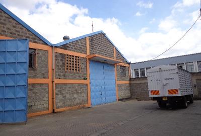 Warehouse with Backup Generator in Industrial Area