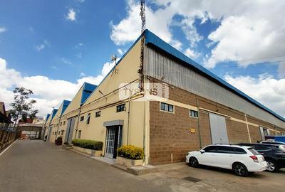 Warehouse with Backup Generator in Industrial Area