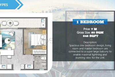 Serviced 1 Bed Apartment with En Suite in Brookside