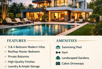 4 Bed Villa with En Suite at Mtwapa Kilifi County