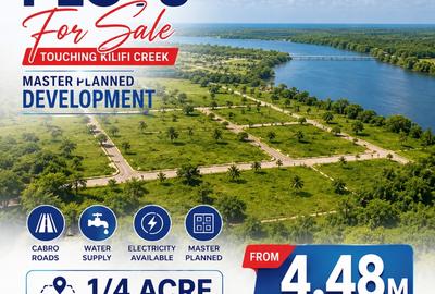 0.25 ac Land at Kilifi Creek
