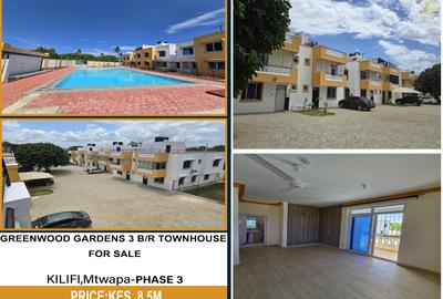 3 Bed Townhouse with En Suite at Greenwood Mtwapa Weighbridge Along Mombasa-Malindi Highway