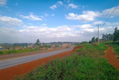 0.25 ac Commercial Land at Nairobi-Nakuru Highway At Kiambaa