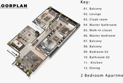 2 Bed Apartment with En Suite at Nyali