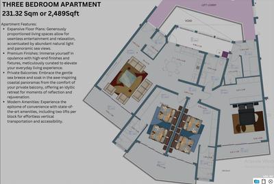 3 Bed Apartment with En Suite at Nyali - 3