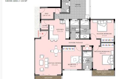 3 Bed Apartment with Swimming Pool at Mombasa Road