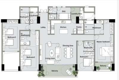 3 Bed Apartment with En Suite at Off Church Road