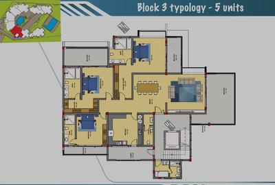 3 Bed Apartment with En Suite at Nyali - 4