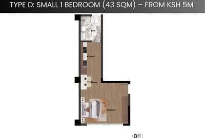 Studio Apartment with Swimming Pool in Westlands Area - 3