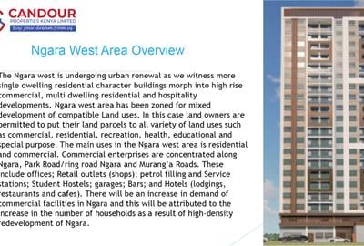 Serviced 1 Bed Apartment with En Suite at Mushembi Road Ngara Nairobi