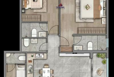 1 Bed Apartment with Backup Generator in Westlands Area