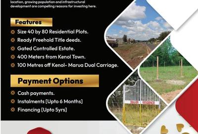 Residential Land at Kenol