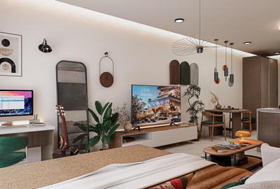 Serviced Studio Apartment with Swimming Pool at Sports Road - 4