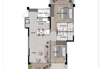 2 Bed Apartment with Swimming Pool in Riverside - 3