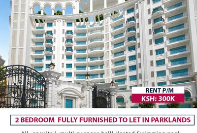 Furnished 2 Bed Apartment with En Suite in Parklands