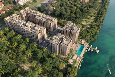Serviced 1 Bed Apartment with Swimming Pool at Mtwapa Creekfront