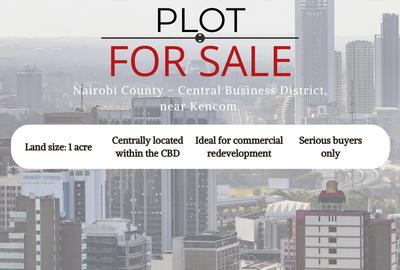 1 ac Commercial Property in Nairobi CBD