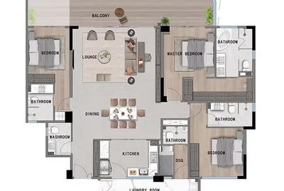 3 Bed Apartment with Swimming Pool in Riverside - 2