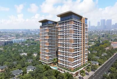 2 Bed Apartment with En Suite in Kilimani