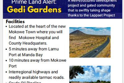 15 ac Land at Mokowe New Town