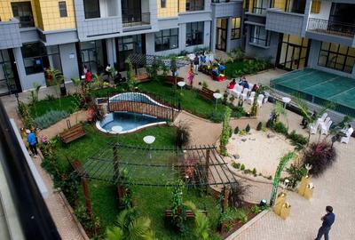 2 Bed Apartment with Swimming Pool in Kilimani