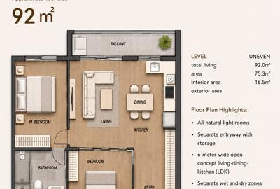 1 Bed Apartment with Swimming Pool in Westlands Area - 4