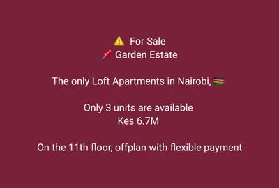 1 Bed Apartment with Borehole in Garden Estate