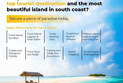 Land at Land For Sale In Funzi Island. - 2