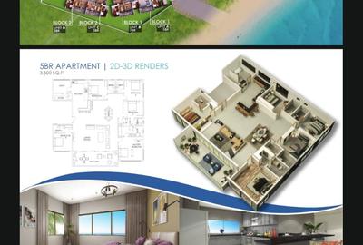 2 Bed Apartment with En Suite in Nyali Area