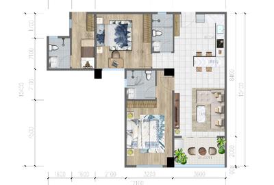 1 Bed Apartment with En Suite at Riverside Next To Nairobi University Chiromo Campus. - 4