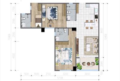 2 Bed Apartment with En Suite at Chiromo - 2