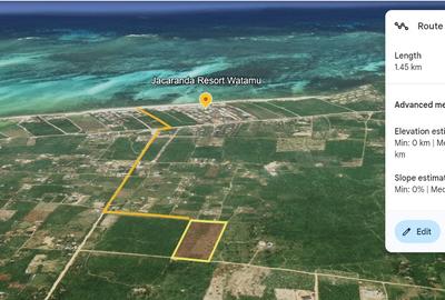 3 ac Land in Watamu