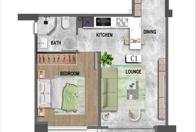 1 Bed Apartment with En Suite at Riverside - 3