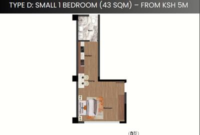 1 Bed Apartment with En Suite in Westlands Area - 3