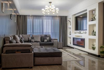 Furnished 3 Bed Apartment with En Suite in Riara Road