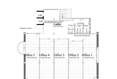 7,364 ft² Office with Backup Generator in Westlands Area - 3