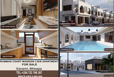 3 Bed Apartment with En Suite at Nyali Beach Road