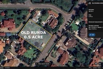 0.5 ac Land at Old Runda