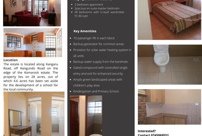 2 Bed Apartment with En Suite at Komarock Heights