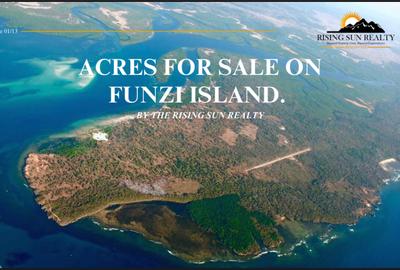 100 ac Land at Funzi Island. Ukunda