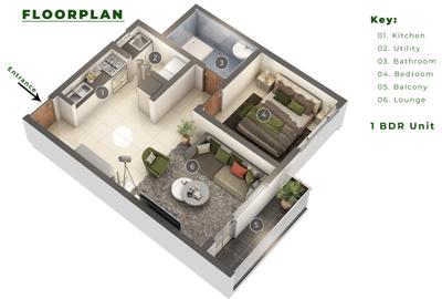 1 Bed Apartment with Swimming Pool at Naivasha Road - 2