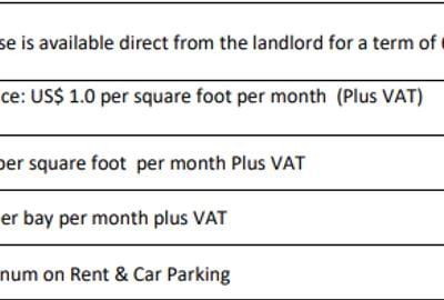 5,000 ft² Office with Service Charge Included in Riverside
