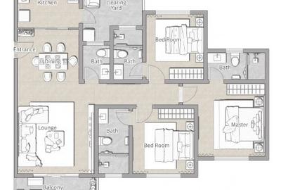 3 Bed Apartment with Swimming Pool at Mombasa Road - 2